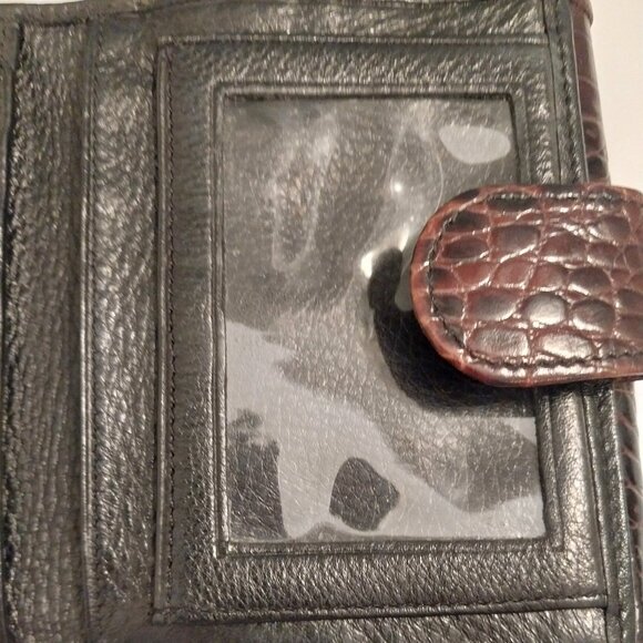 💗Beautiful Brighton Wallet "Emma" Brown and Black Perfect Condition💗 - Picture 6 of 8